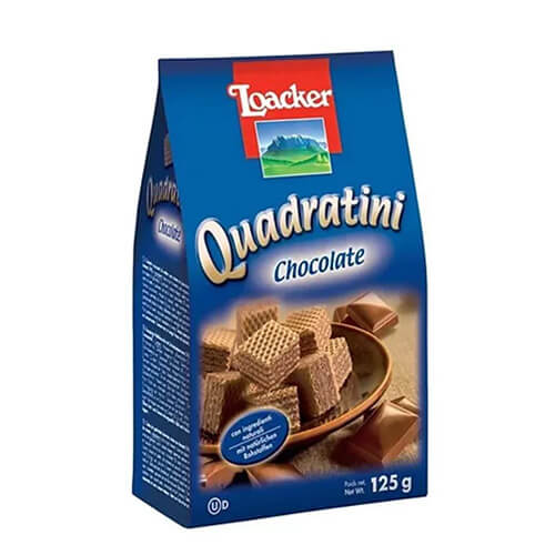 Loacker Quadratini Chocolate Wafer 250G