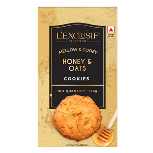 L Exclusif Oat And Honey Cookies 150G (Non-Veg) - The Gift Studio