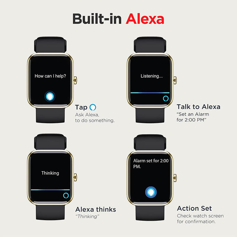 boAt Extend Black Smart Watch