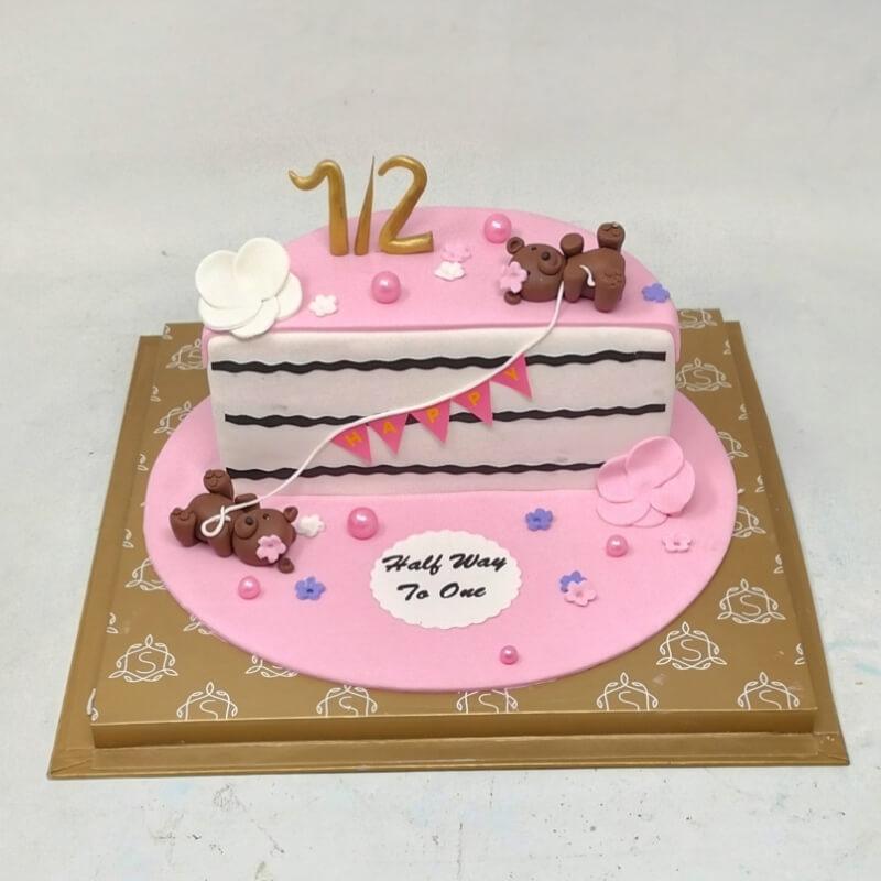 Half Birthday Delight Cake - The Gift Studio
