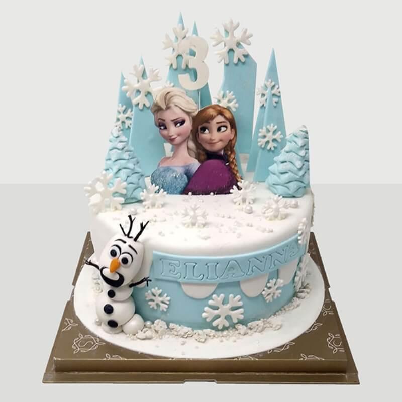 Elsa & Anna Cake - The Gift Studio
