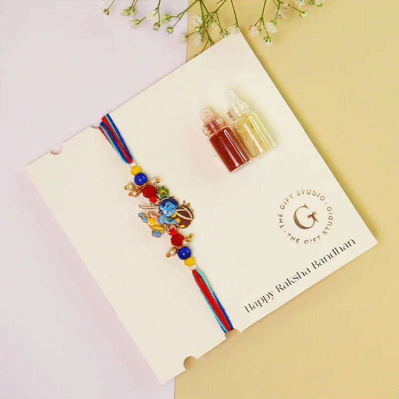 Natkhat Krishna Kids Rakhi - The Gift Studio