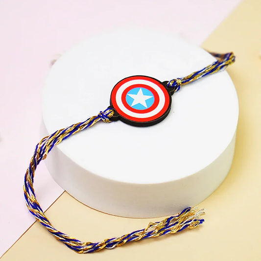 Captain America Kids Rakhi - The Gift Studio