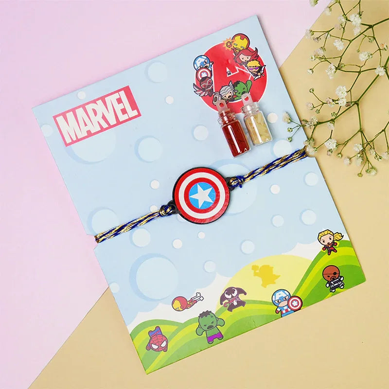 Captain America Kids Rakhi - The Gift Studio