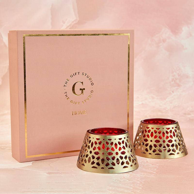 Petal T-Light Holders (Set of 2) - The Gift Studio