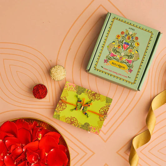 Organic Butterfly Rakhi - The Gift Studio