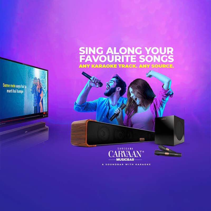 Saregama Carvaan Music Bar Karoake