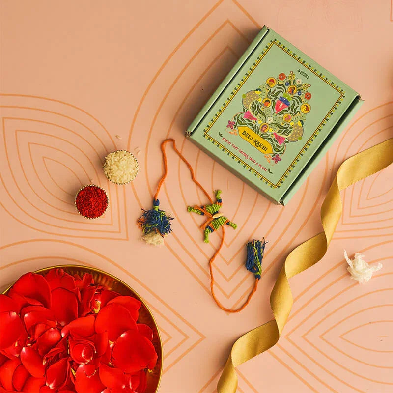 Organic Butterfly Rakhi - The Gift Studio