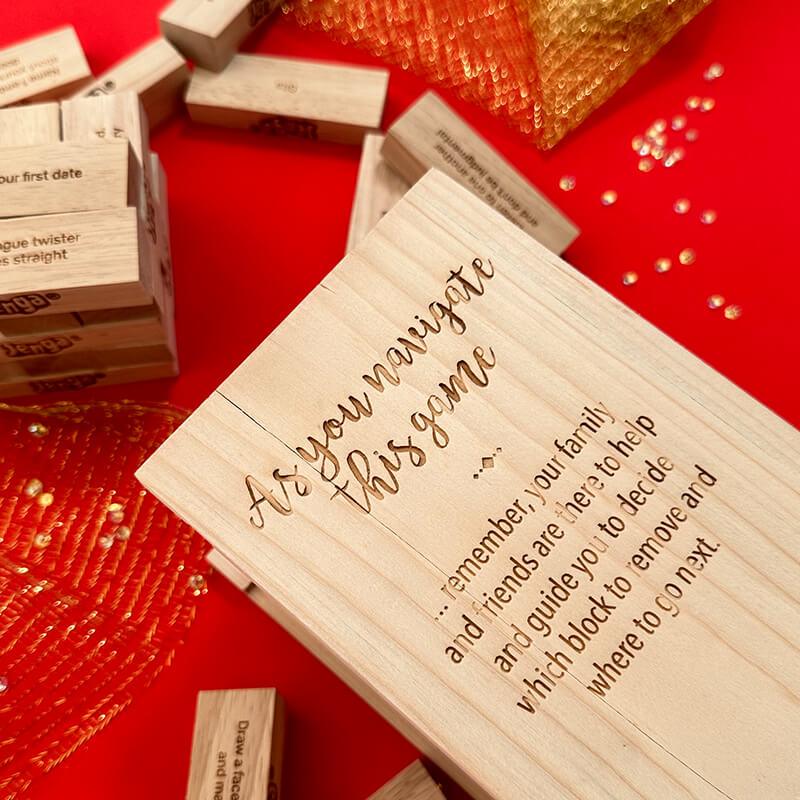 Jenga : Marriage Edition - The Gift Studio