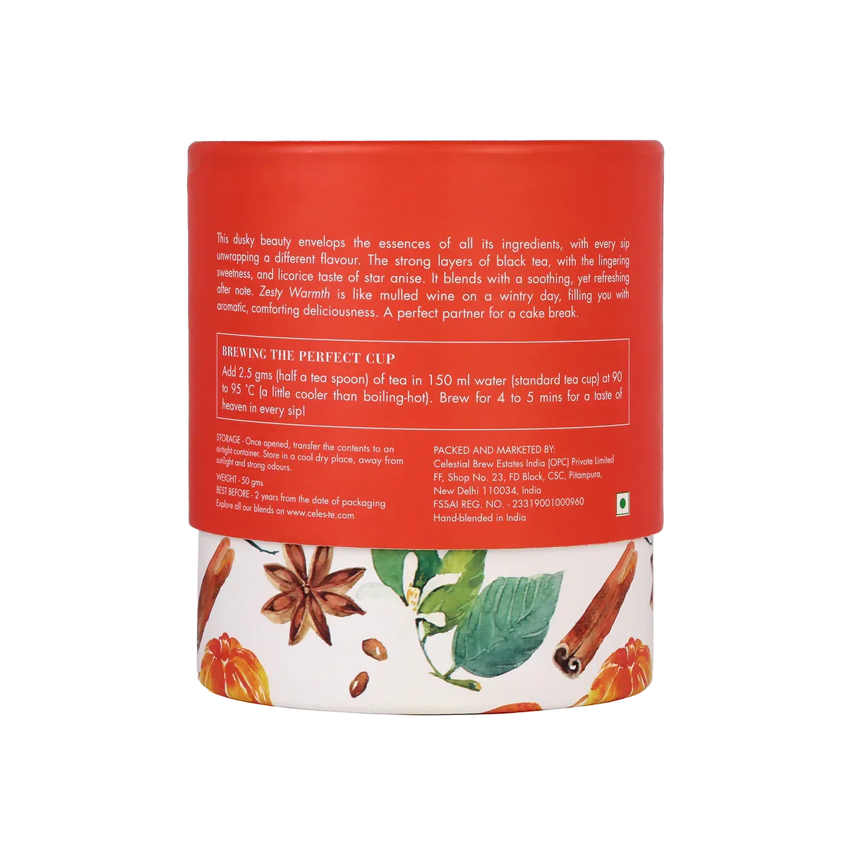 Celestial Orange Spice Tea-Zesty Warmth