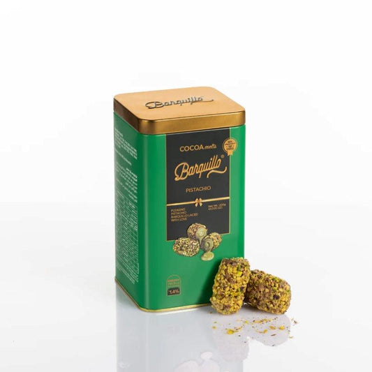 Barquillo Pistachio 200 Gm Tin - The Gift Studio