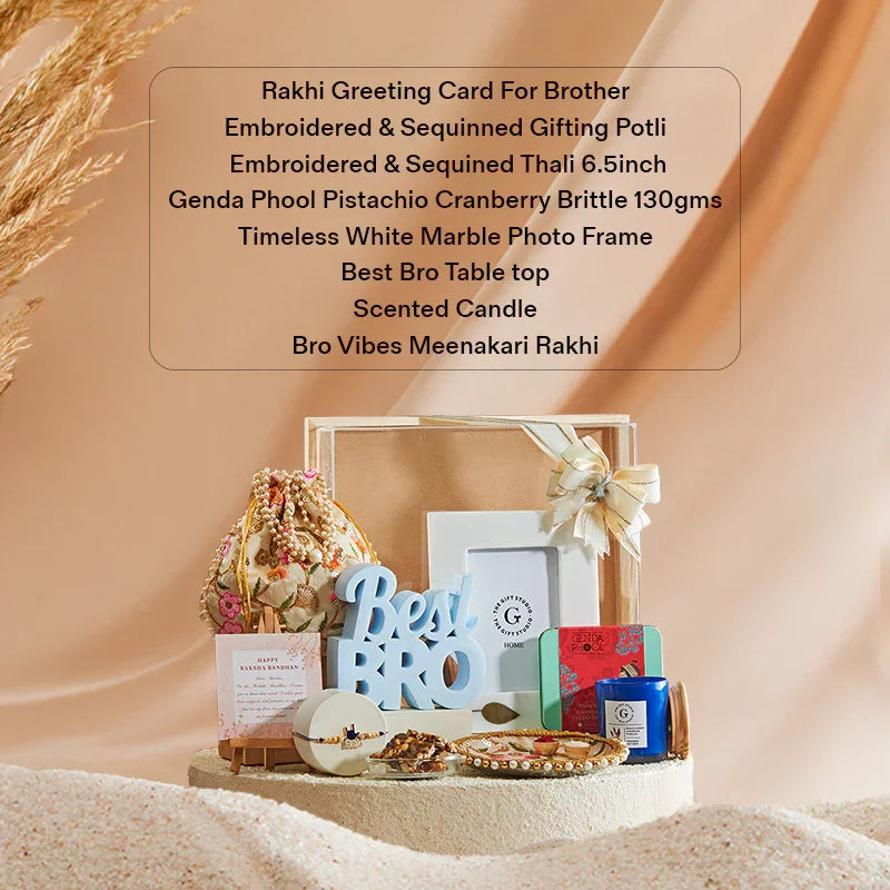Best Brother Rakhi Hamper_The Gift Studio