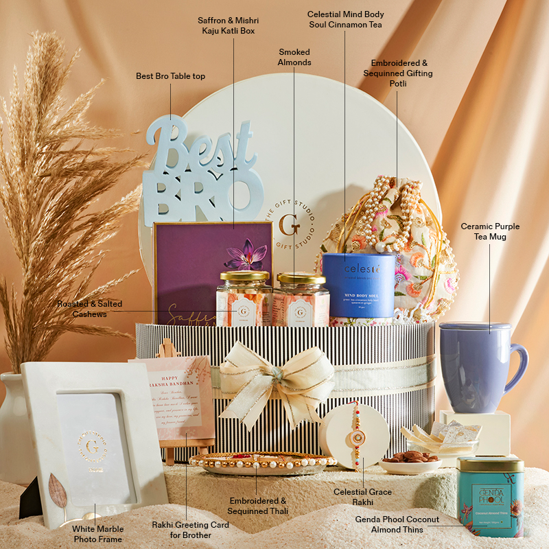 Bhai’s Serene Tea & Treats Hamper_The Gift Studio