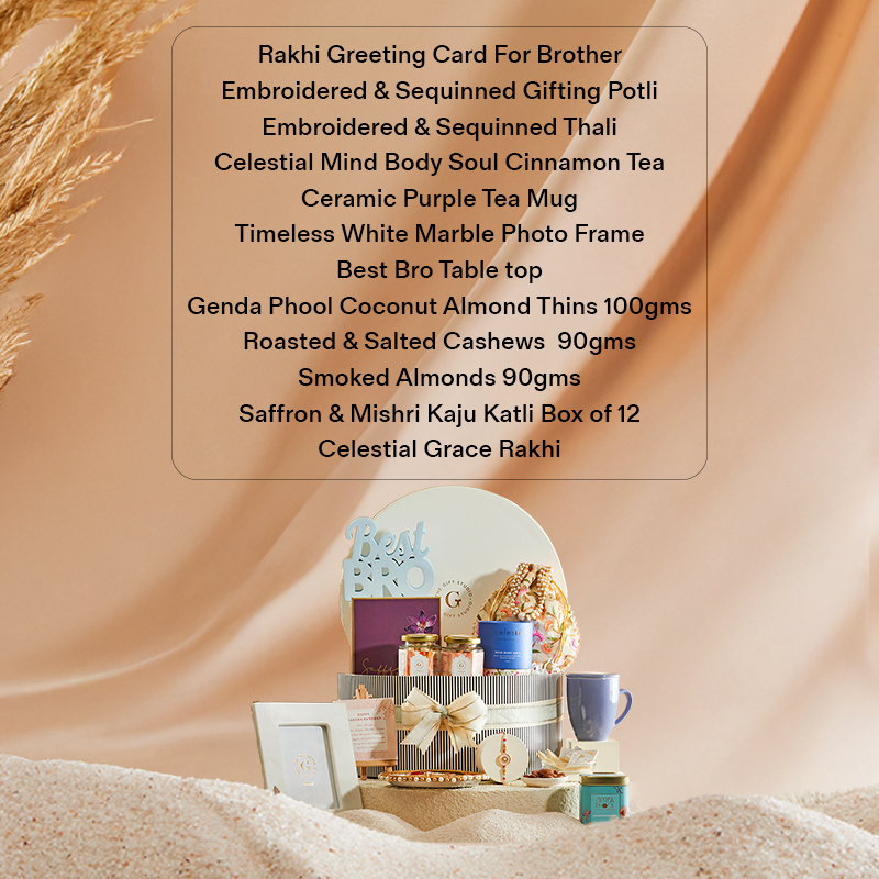 Bhai’s Serene Tea & Treats Hamper_The Gift Studio