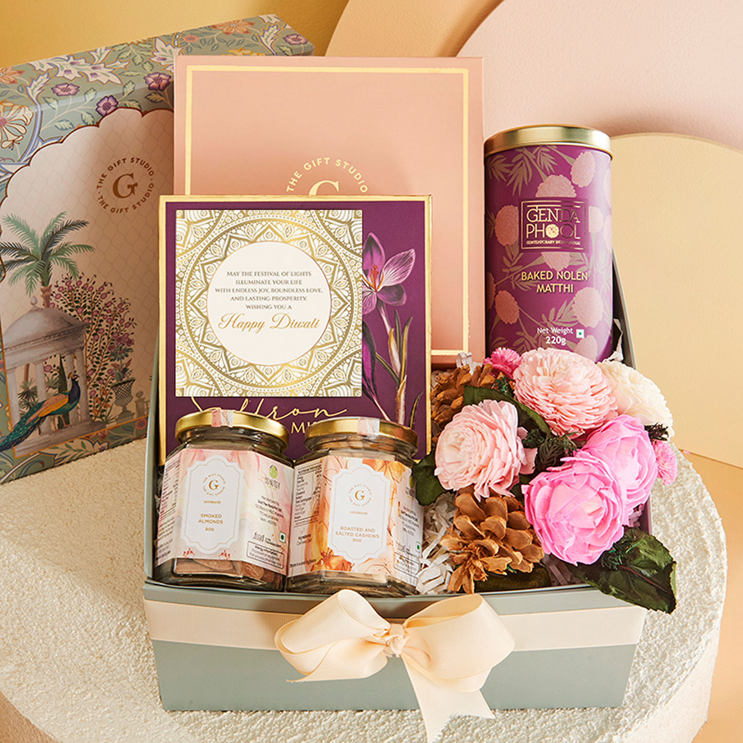 Bloom and Bites Diwali Hamper