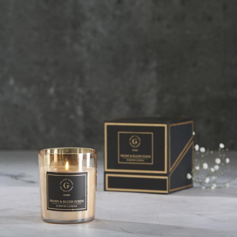 Candle 200 gm Peony & Blush Suede - The Gift Studio
