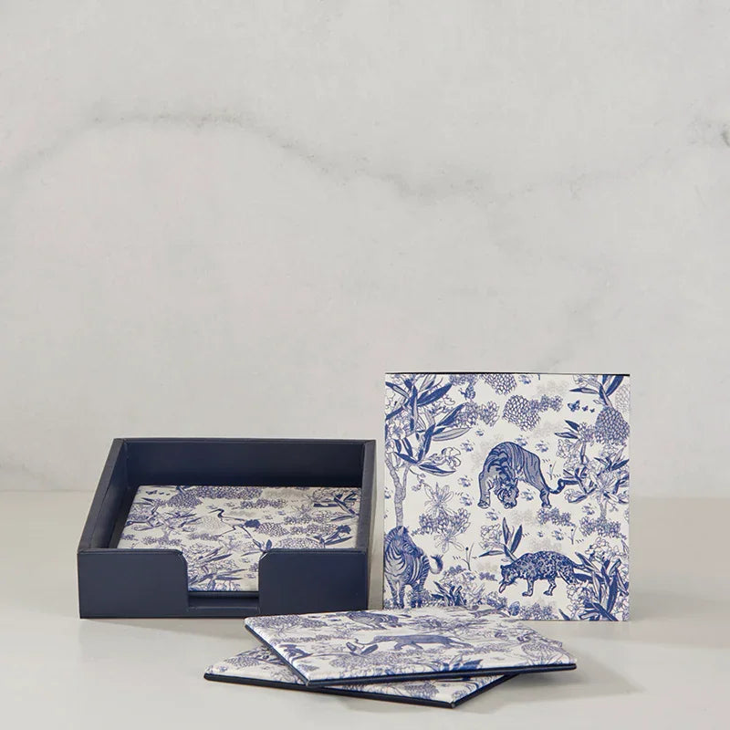 Coaster Faux Leather Junglore 4X4In-The Gift Stduio