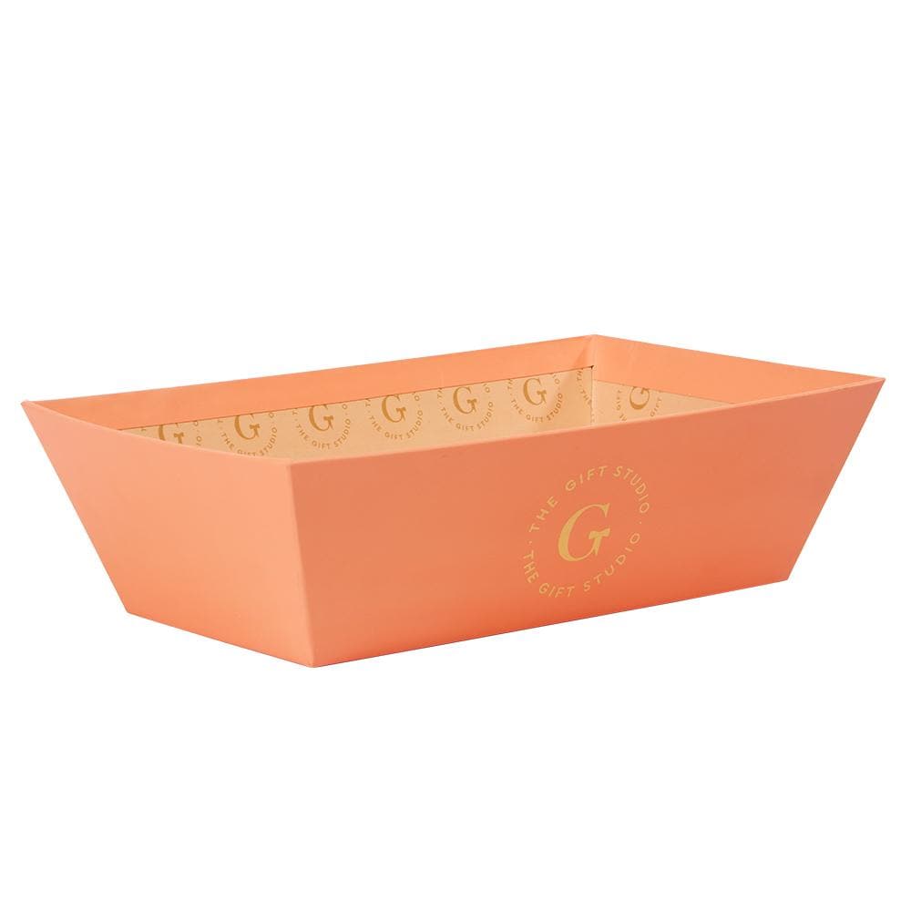 Large Coral Peach Tray