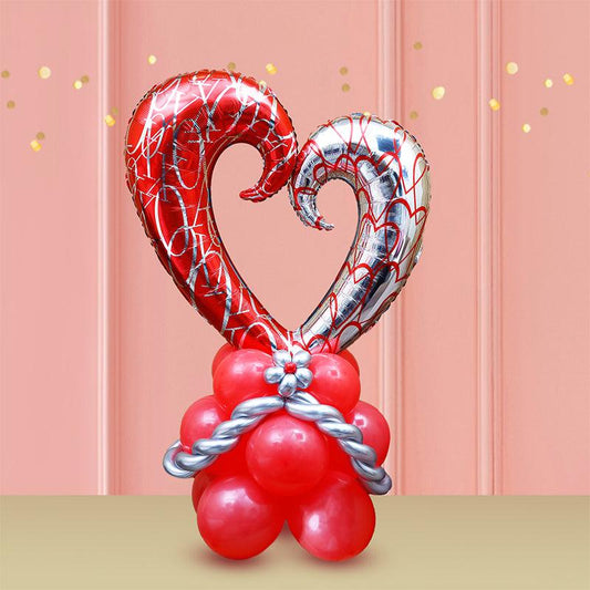Crimson Love Explosion Balloon Bouquet - The Gift Studio