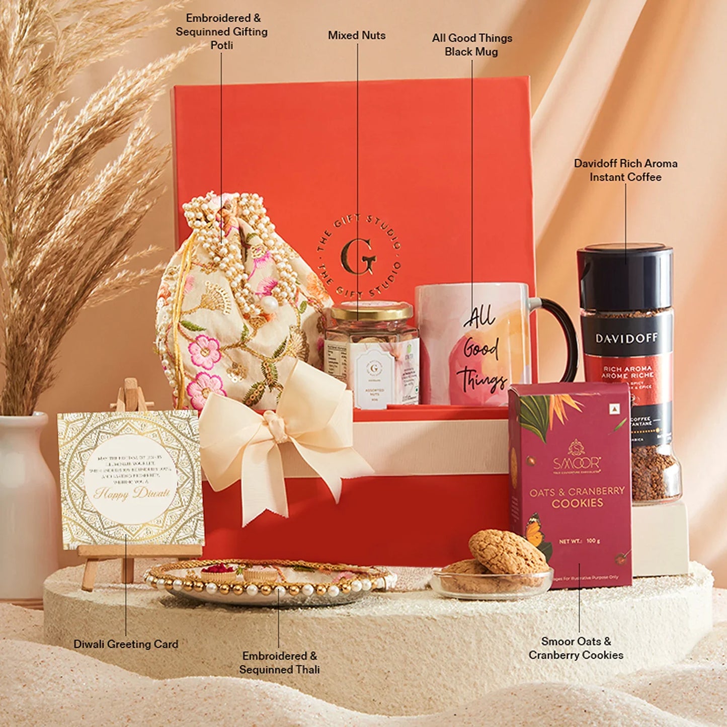 Diwali Coffee & Cookies Celebration Hamper