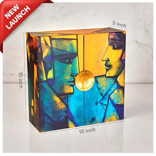 Paresh Maity Small Door Box 10X10X4 Inch_The Gift Studio