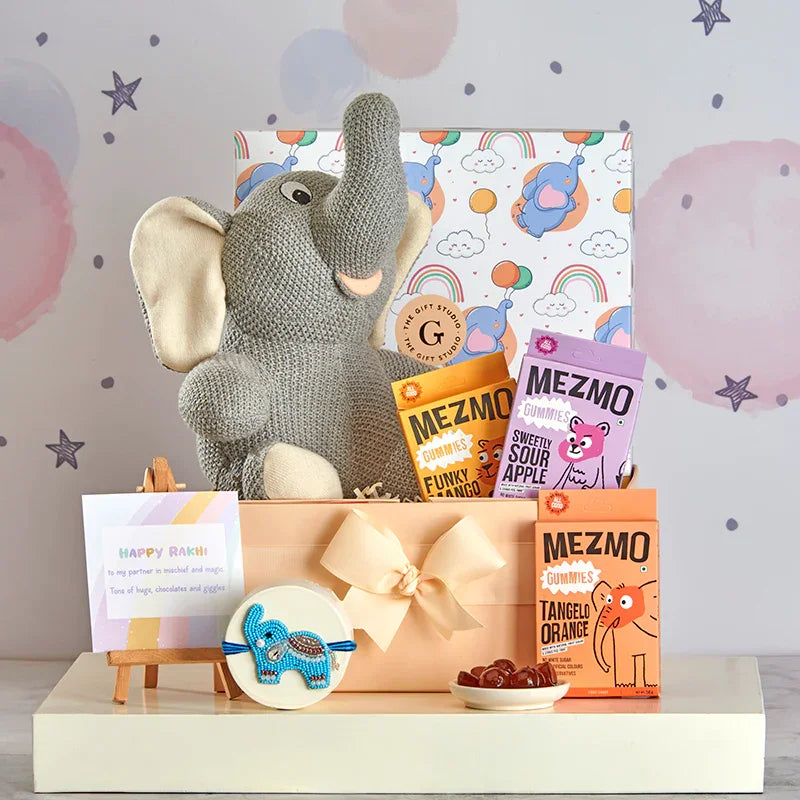 Flying Jumbo Rakhi Hamper for Kids