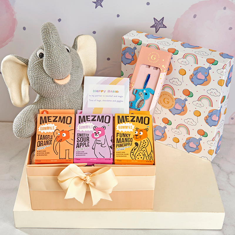 Flying Jumbo Rakhi Hamper for Kids_The Gift Studio