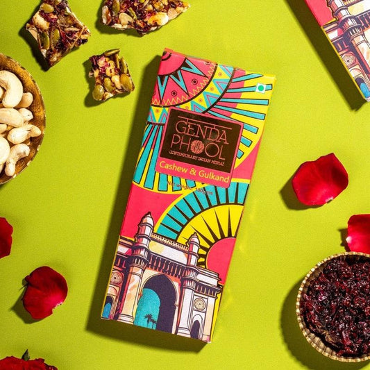 Genda Phool Gulkand Chikki - The Gift Studio