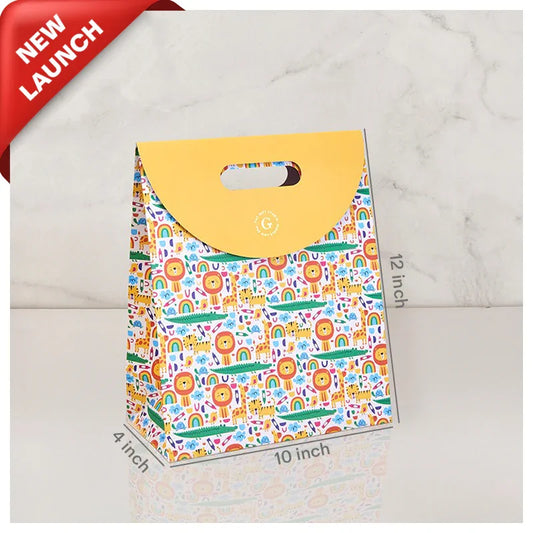 Madagascar Gift Bag 12X10X4 Inch_The Gift Studio