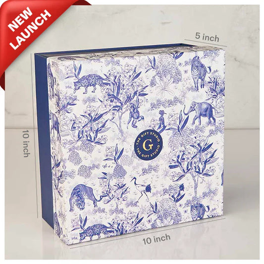 Jungle Lore Small Gift Box 10X10X5 Inch_The Gift Studio