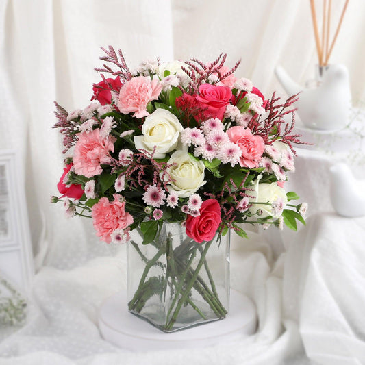 Graceful Charm – Mixed Floral Delight - The Gift Studio