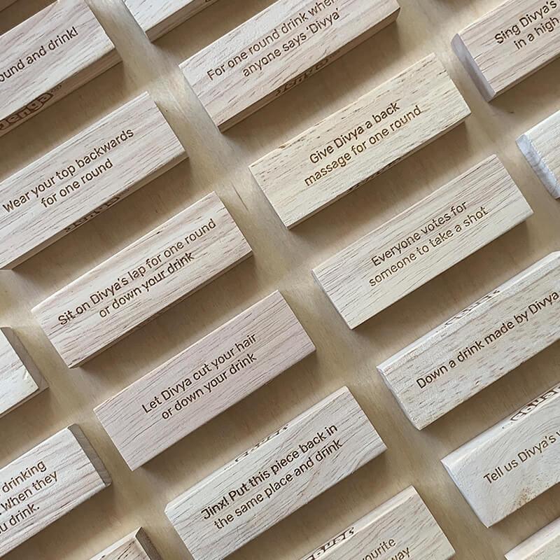 Personalized Jenga - The Gift Studio