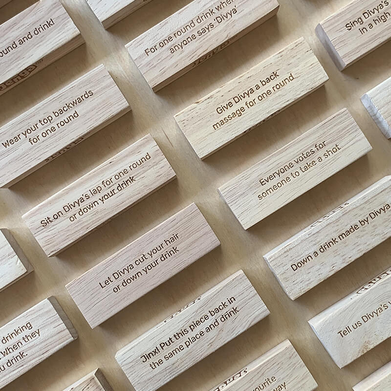 Personalized Jenga