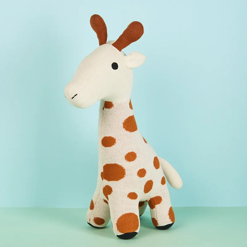 Knitted Giraffe Soft Toy-The Gift Stduio