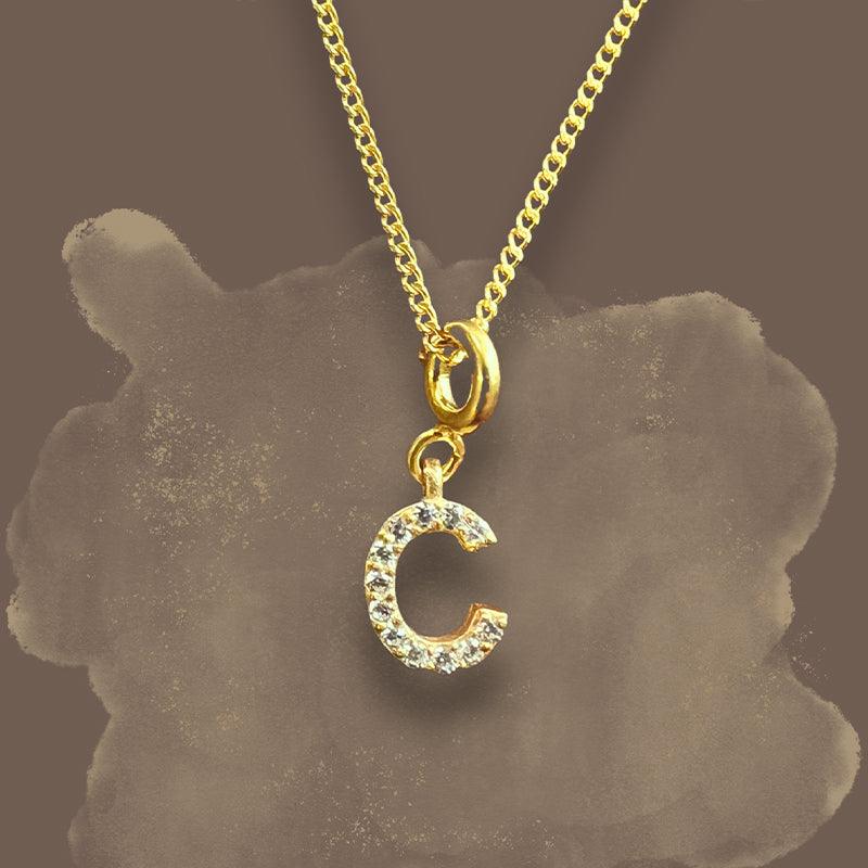 Letter Pendant - C - The Gift Studio