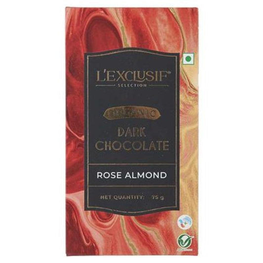 Le Org Chocolate Bar Rose Almond 75G - The Gift Studio