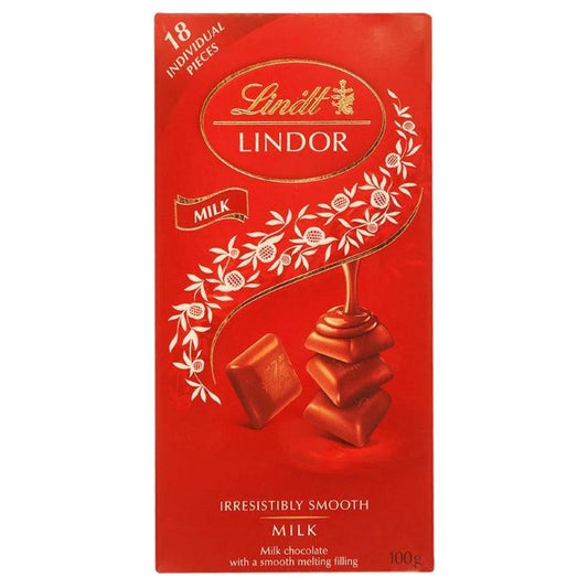 Lindt Lindor Singles Milk Chocolate (100g) - The Gift Studio