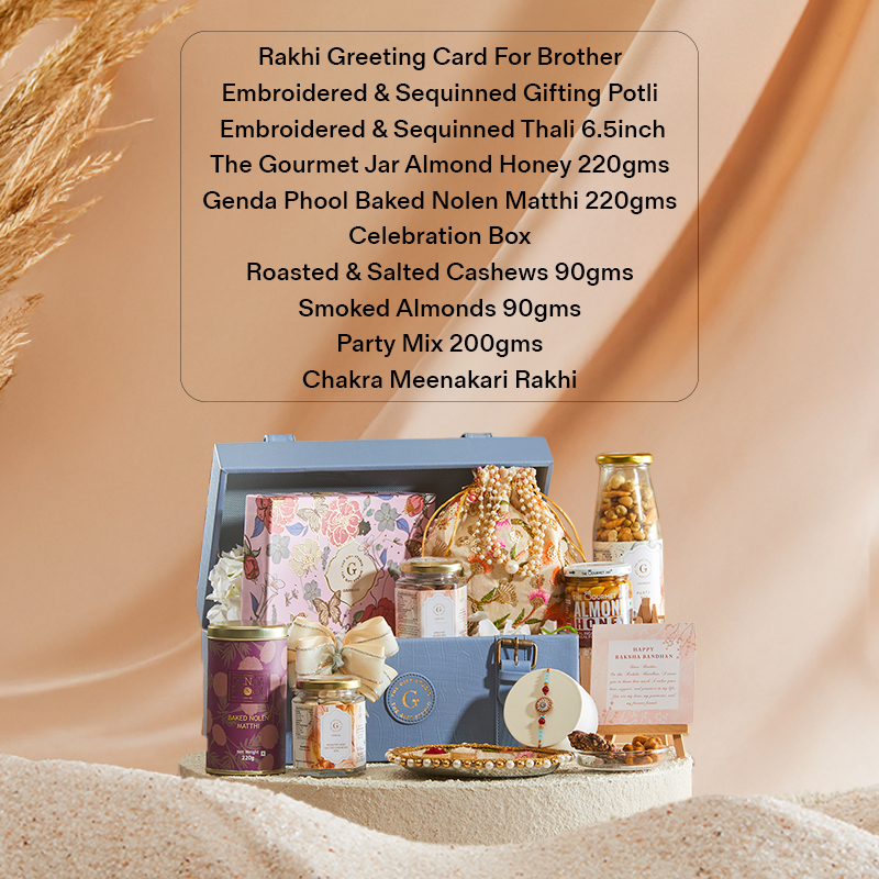 Luxe Rakhi Treats Hamper for Brother_The Gift Studio
