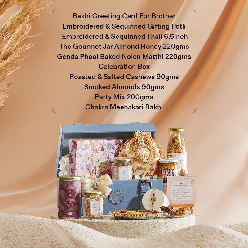 Luxe Rakhi Treats Hamper for Brother_The Gift Studio