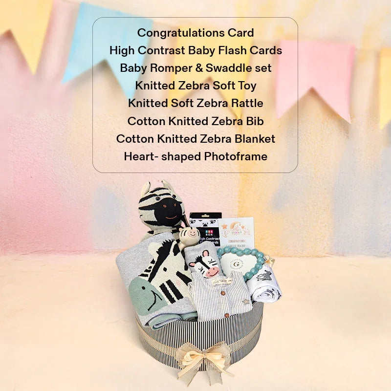 Luxe Safari Newborn Hamper-The Gift Stduio