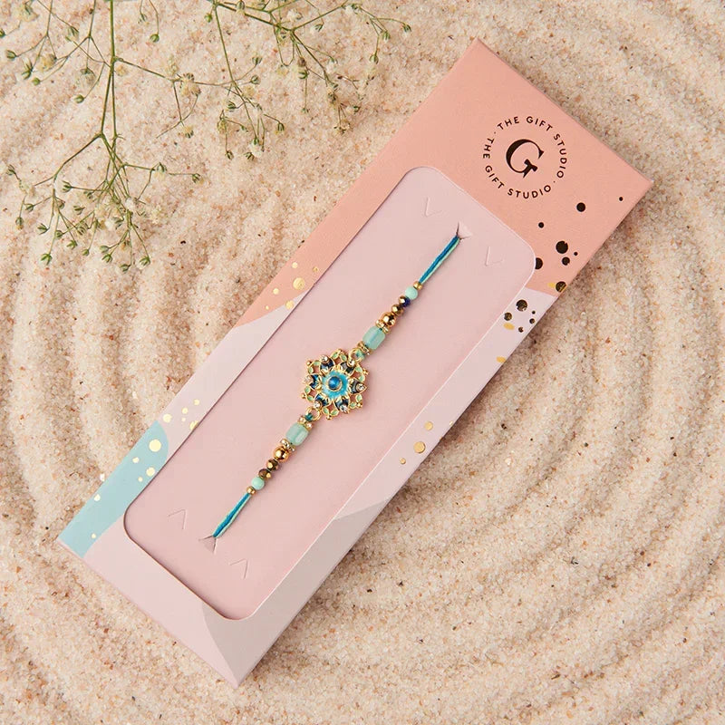 Meenakari Bloom Rakhi_The Gift Studio