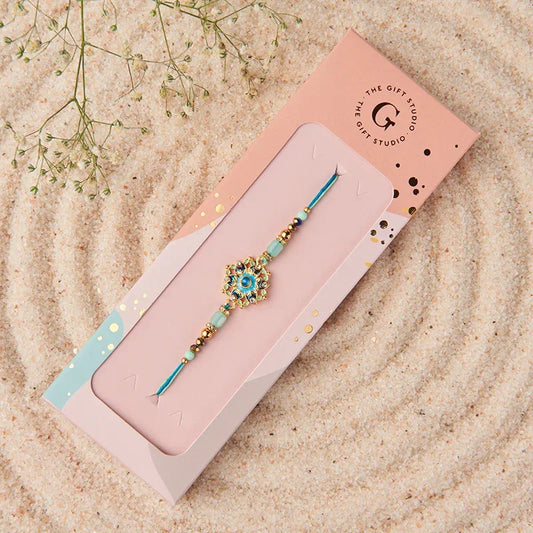 Meenakari Bloom Rakhi_The Gift Studio