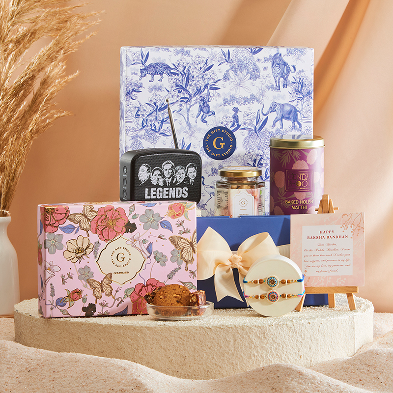Melody Rakhi Hamper for Brother_The Gift Studio