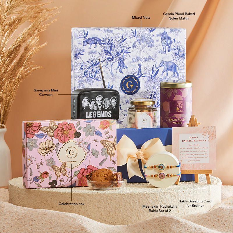 Melody Rakhi Hamper for Brother_The Gift Studio