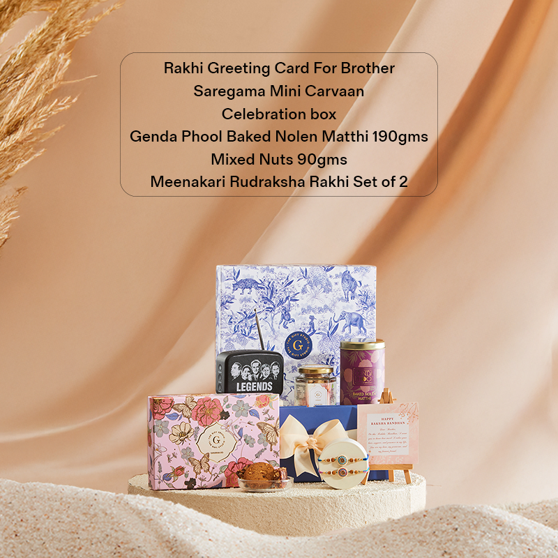 Melody Rakhi Hamper for Brother_The Gift Studio