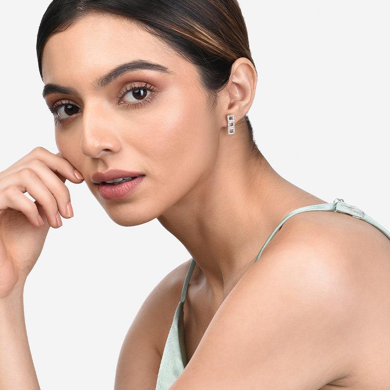 Zirconia Ash Earrings - The Gift Studio