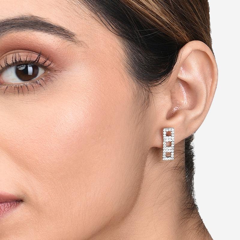 Zirconia Ash Earrings - The Gift Studio