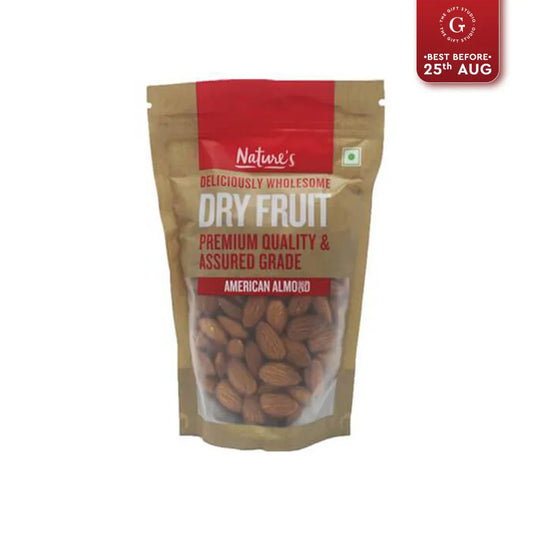 Natures Almond American 100G ( Best Before 25th Aug )