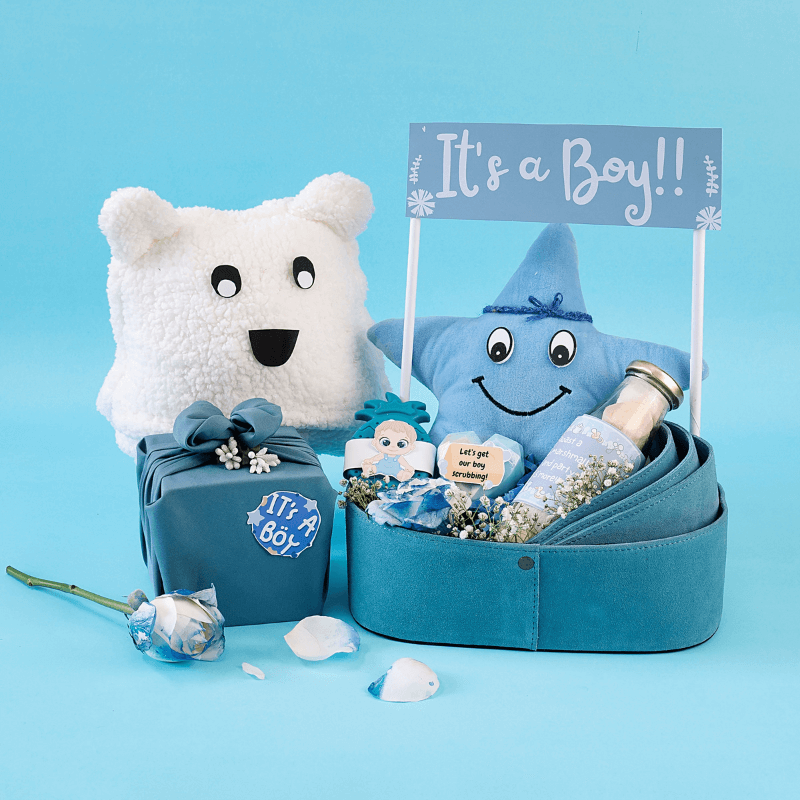 New Born Baby Boy Gift Hamper The Gift Studio