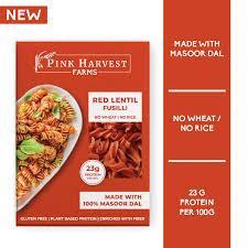 PINK HARVEST RED LENTIL FUSILLIPASTA 200GM - The Gift Studio